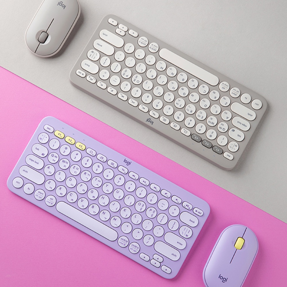 로지텍 K380 키보드 & Pebble M350 마우스